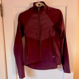 Plum XS Gap Fit full zip exercise jacket